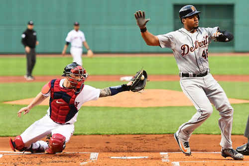 A few frames from the June 7th game between the Sox and the Tigers for Getty Sport.