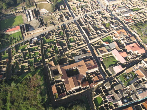 iconem: Monday’s picture: drone flight above Pompeii Buried by the eruption of Vesuvius in 79 