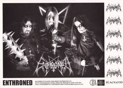 enthroned