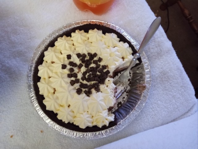 earthyjim:bigbellyct:Celebrated Pi day. Bloated and beached on the bed. Time for