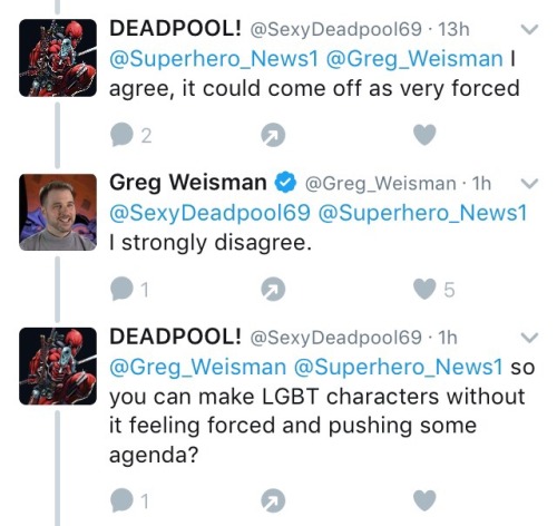 roane72:youngjusticeplus:This post is an addition to my last Greg Weisman post where I mentioned how