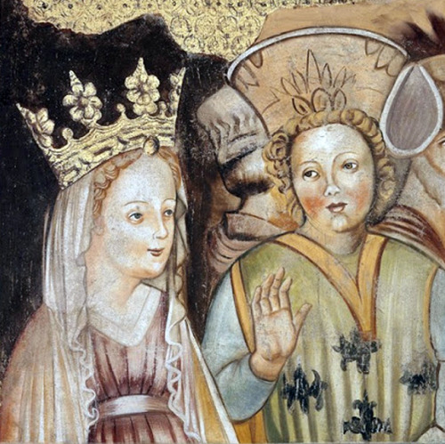 Details from the “Story of Queen Teodolinda” by the Zavattari brothers, 1444