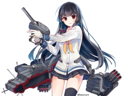 艦隊これくしょん、磯風（艦これ）、pixiv id 1488600、ＰＮＧ変化、一人、女性 | Sankaku Channel