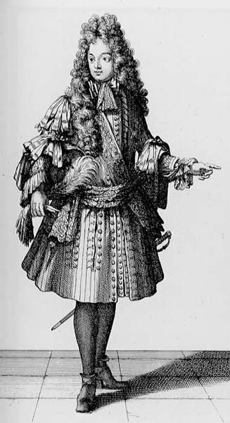 French gentleman, 1695.