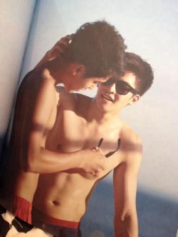 wankii:  March &amp; Tou  Picture from Photo book : Hormones The Series - Private Lives  &gt;//////////////////////////&lt; 