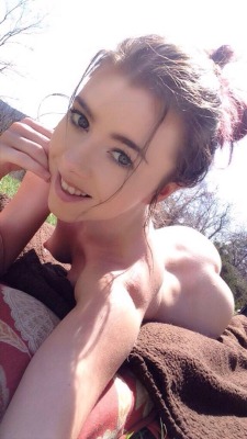 nudeselfiesdaily:  JUST CATCHING SOME SUNSHINE