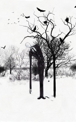 Queen-Dreaveev:  Slenderman Winter. By Jacksatan1