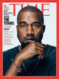 celebritiesofcolor:  Kanye West on the cover of TIME’s 100 Most Influential People