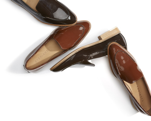 everlane: In two days the Modern Loafer arrives in a beautiful patent leather.