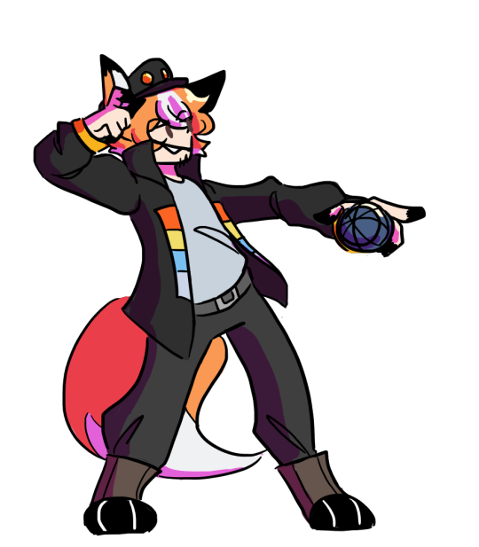 Made some new art for DSMB am stressy and Fundy is good. Funny fox man take  the pain away - Made some new art for DSMP, I am stressy and Fundy is