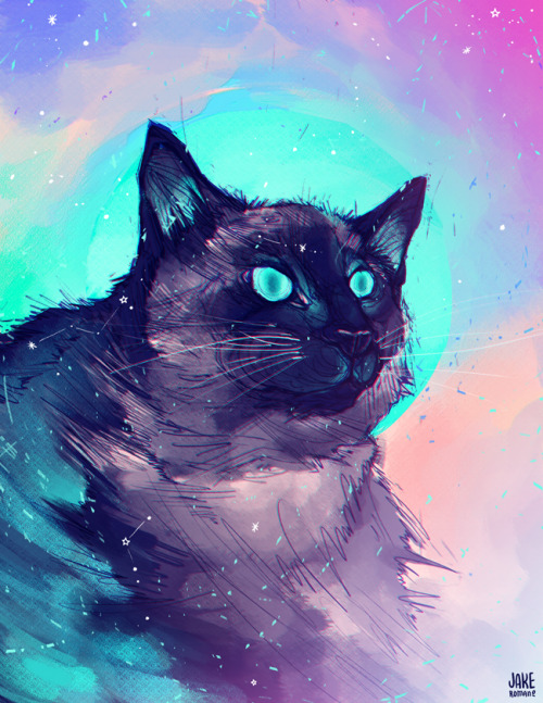 Some Of My Kitty Paintings From This Year (find My Art On Insta + Twitter + Inprnt + Twitch @jakeromanoart)watch