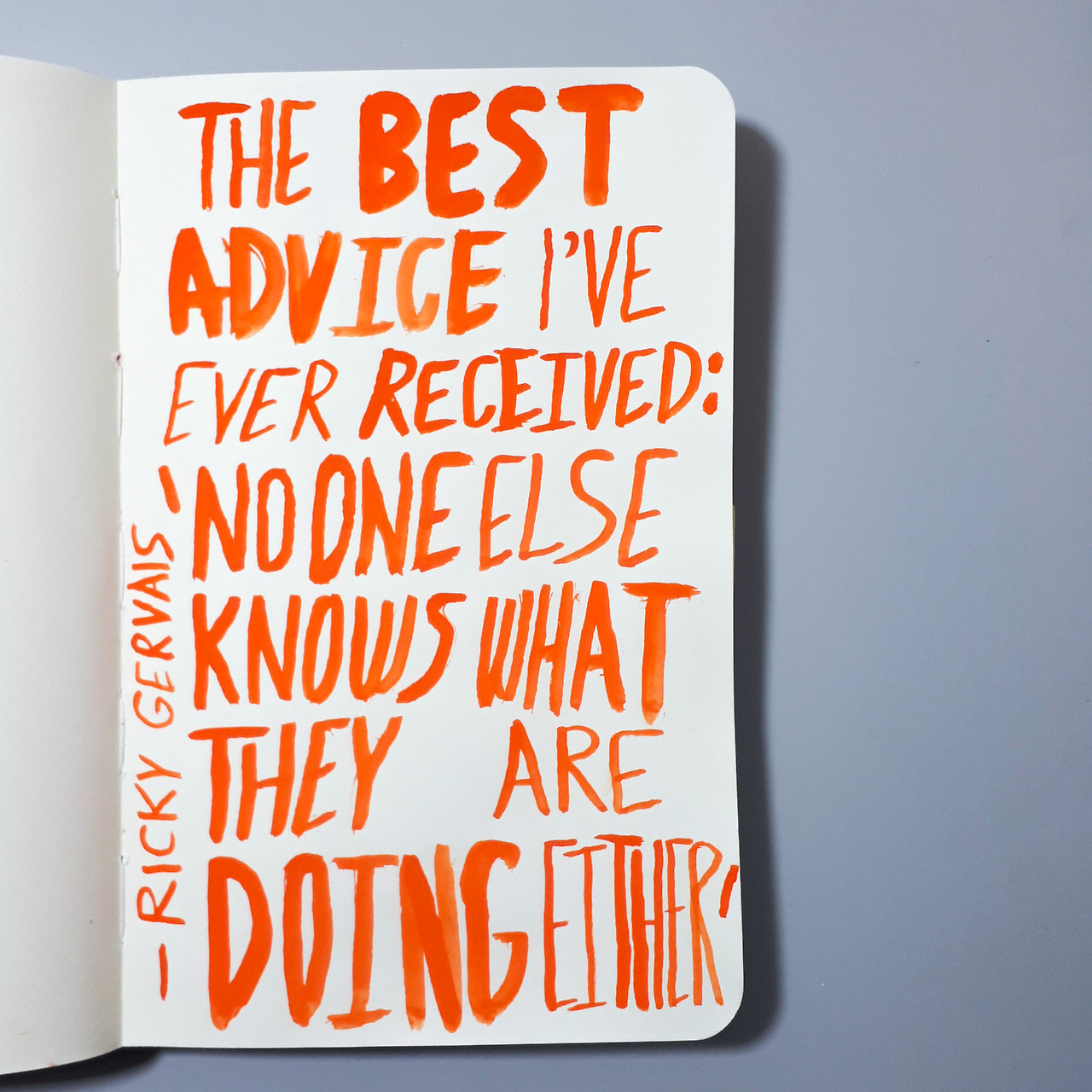 theredballoon:  ii. art journal, entry #28 // “The best advice I’ve ever received