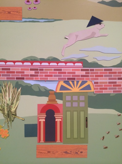 One week of visitor additions to Elisheva Biernoff&rsquo;s magnetic painting The Tools are 
