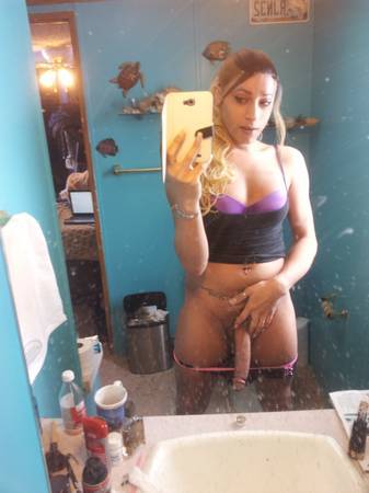 Porn wildshemalesex:  big dick shemale takes selfies photos