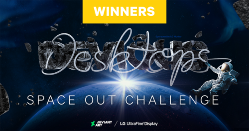 The winning entries into the Space Out Devious Desktops challenge have been cleared for smooth re-en