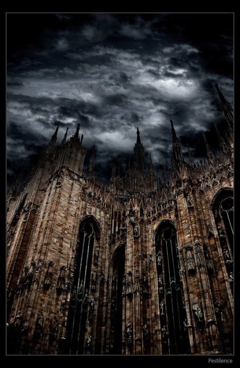 Duomo Cathedral Milan - Italy By ~ Pestilence