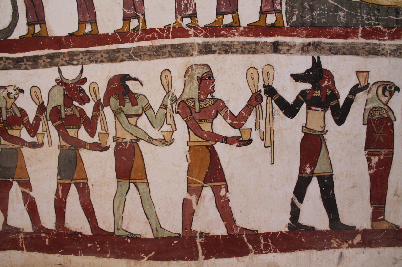 intaier:  Dakhla oasis, Petosiris tomb* roman/egyptian mix of art style is totally