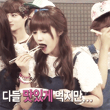 jeongeunjis:abcs of jung eunji » eating