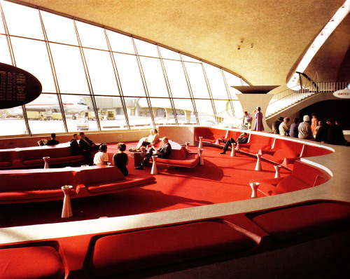 theimportanceofbeingmodernist: Come Fly With Me: TWA Terninal by Eero Saarinen- Saarinen designed th