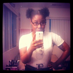These afro puffs are serious business.