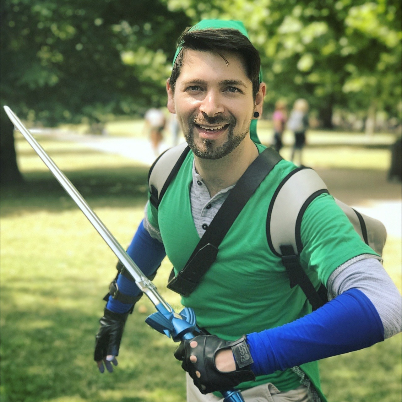 I haven’t posted in a while, so here I am dressed as Link