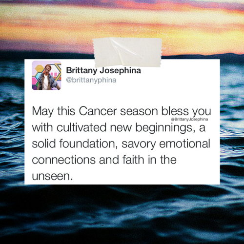 mindofataurus:  10 Things You Should Know About Cancer Season | Brittany Josephina 