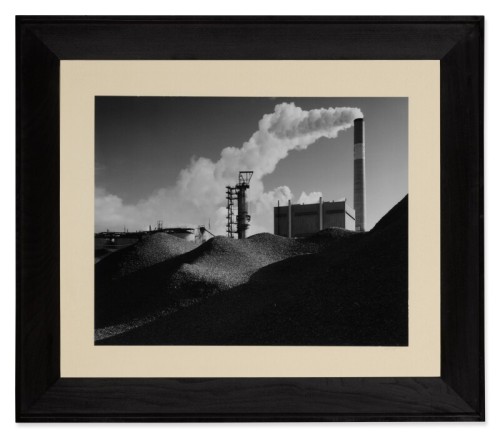 Ansel Adams‘Georgia-Pacific Plant, Near Samoa, Calif.’Gelatin silver print, mounted to H