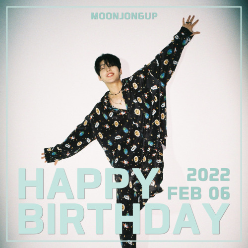 @jongup_official: HAPPY BIRTHDAY MOON JONG UP⠀#OurHappinessJongUpDay #빛나는_문종업_데이