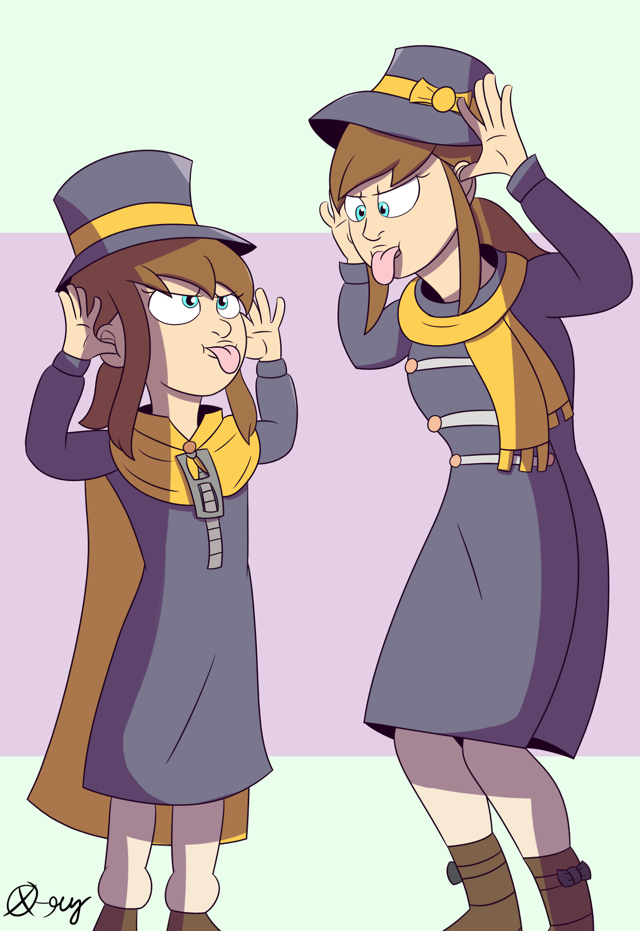 A Hat in Time on X: RT @stormfulstuff: This week's #FanArtFriday goes to  #AHatInTime @HatInTime !! I love this game so so much, the characters felt  so fun and… / X