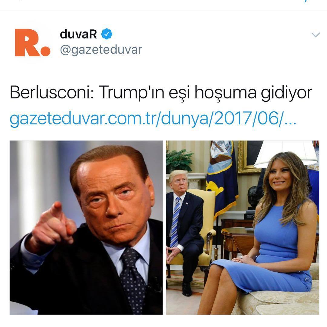 Berlusconi: Trump'ın eşi...