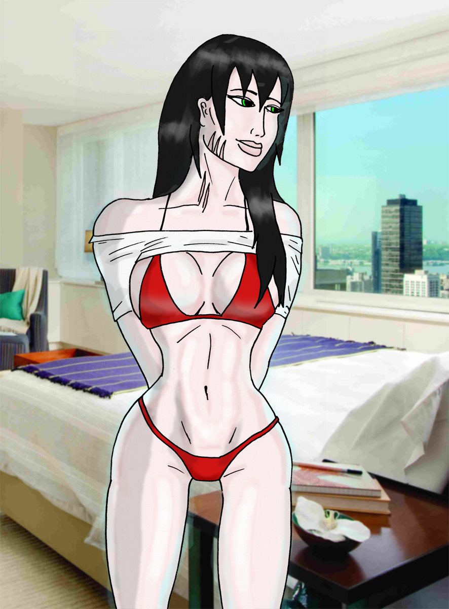 Battle Angel 2Taki just chilling at the Fortress of Evening, wearing very little!The