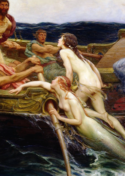 Marcuscrassus:  Herbert James Draper - Ulysses And The Sirens, 1909 
