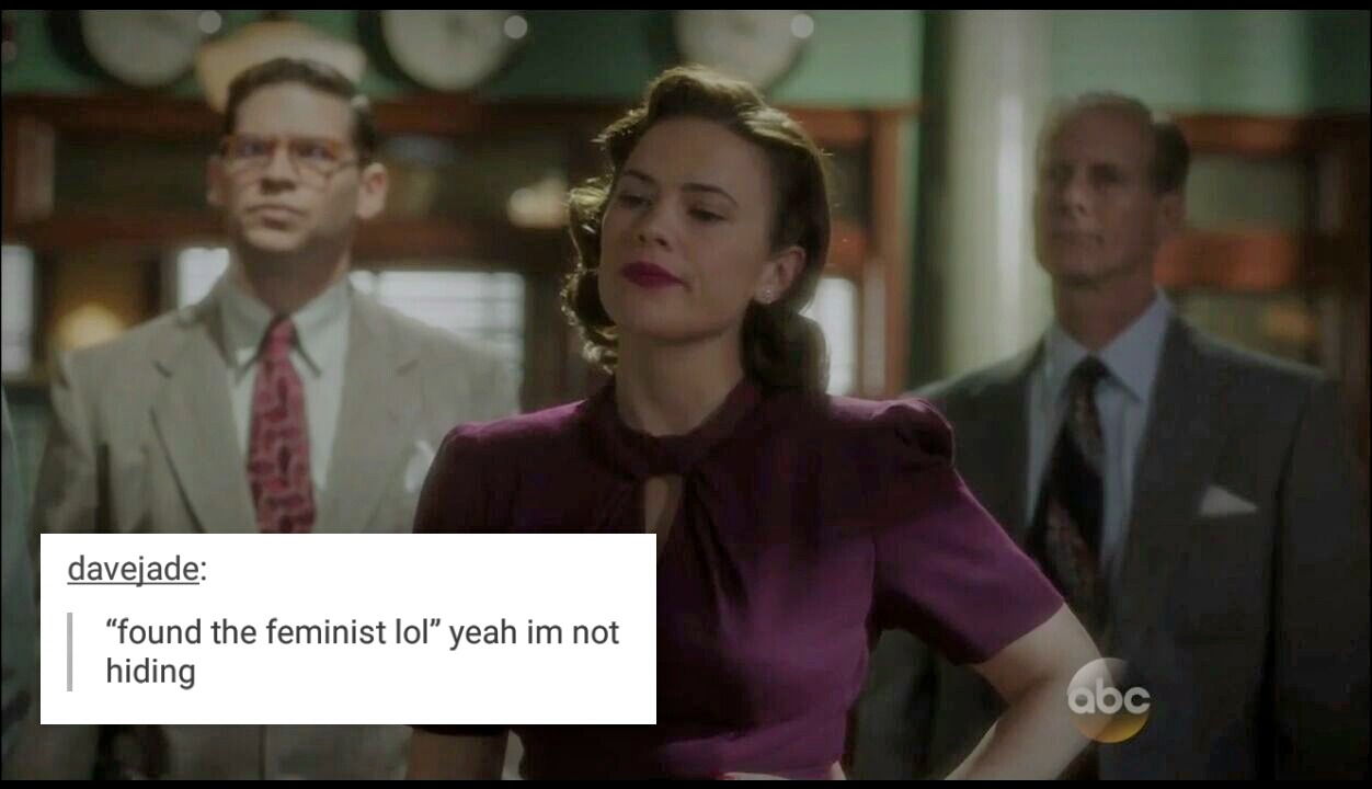 heartinelli:  Peggy Carter + done with sexism + text post meme Dedicated to my real