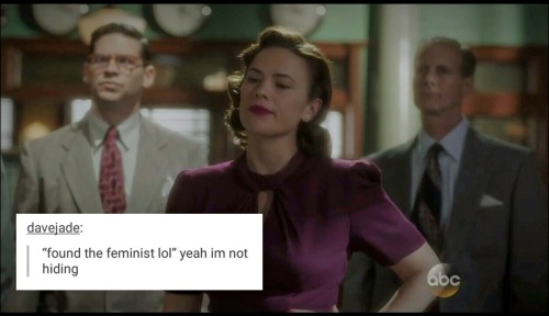 heartinelli:  Peggy Carter + done with sexism + text post meme Dedicated to my real life Peggy Carter buddy, vintagelesbionage ♡ 