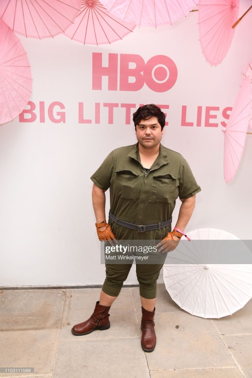 Harvey Guillén and Darren Stein celebrate Big Little Lies Season 2 in 2019