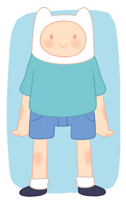 Tinydinodoodles: My Goal When Drawing Finn Is To Draw Him As Cute As Possible.