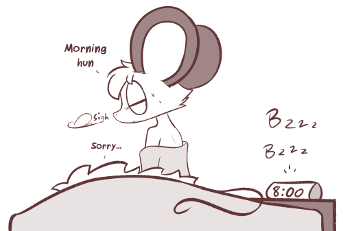 theartmanor:Sometimes, you can poof too much… x3!