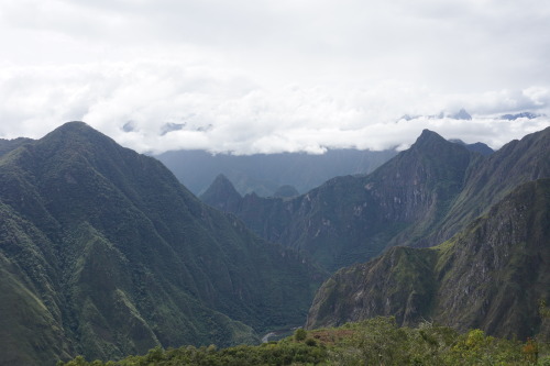 Day 4 of the Salkantay trekViews of the valley containing Sayuayaco as we ascend to Llaqtapata pass 