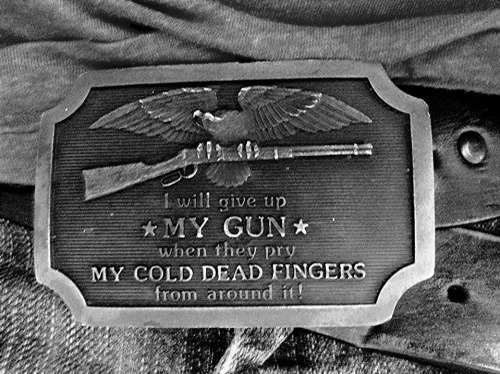 cjk5camo:  My guns are my life, ain’t nobody taking mine, and I wear this around my waist everyday as a reminder.