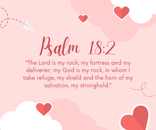 “The Lord is my rock, my fortress and my deliverer; my God is my rock, in whom I take refuge, my shi