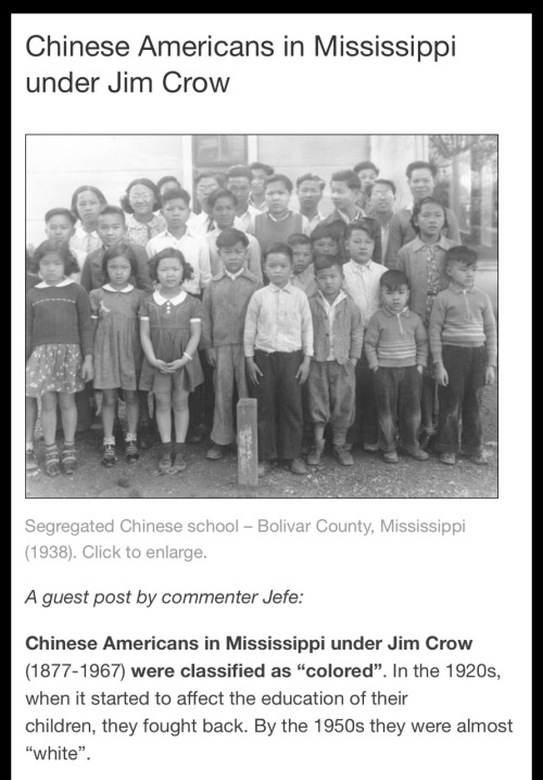 jcoleknowsbest:  2damnfeisty:  pumpkinspicepunani:  2damnfeisty:  wakeupslaves:  “The Mississippi Chinese: Between Black and White” (1971, 1988) by James W. Loewen. Chinese labourers were imported into the American South after the Civil War to replace