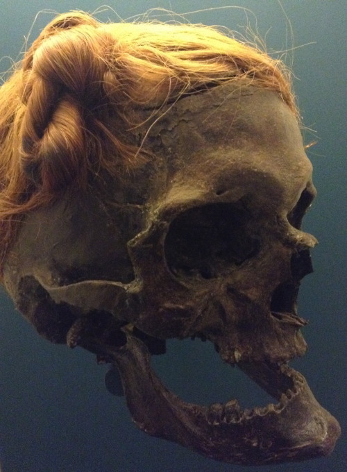 gunhilde:The Osterby Head, late Iron Age to Roman period, on display in the Archaeological Museum, G