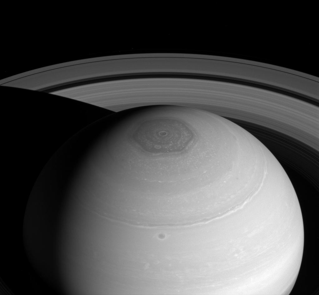 spaceexp:  Saturn Weather: Latest image of Saturn from Cassini
