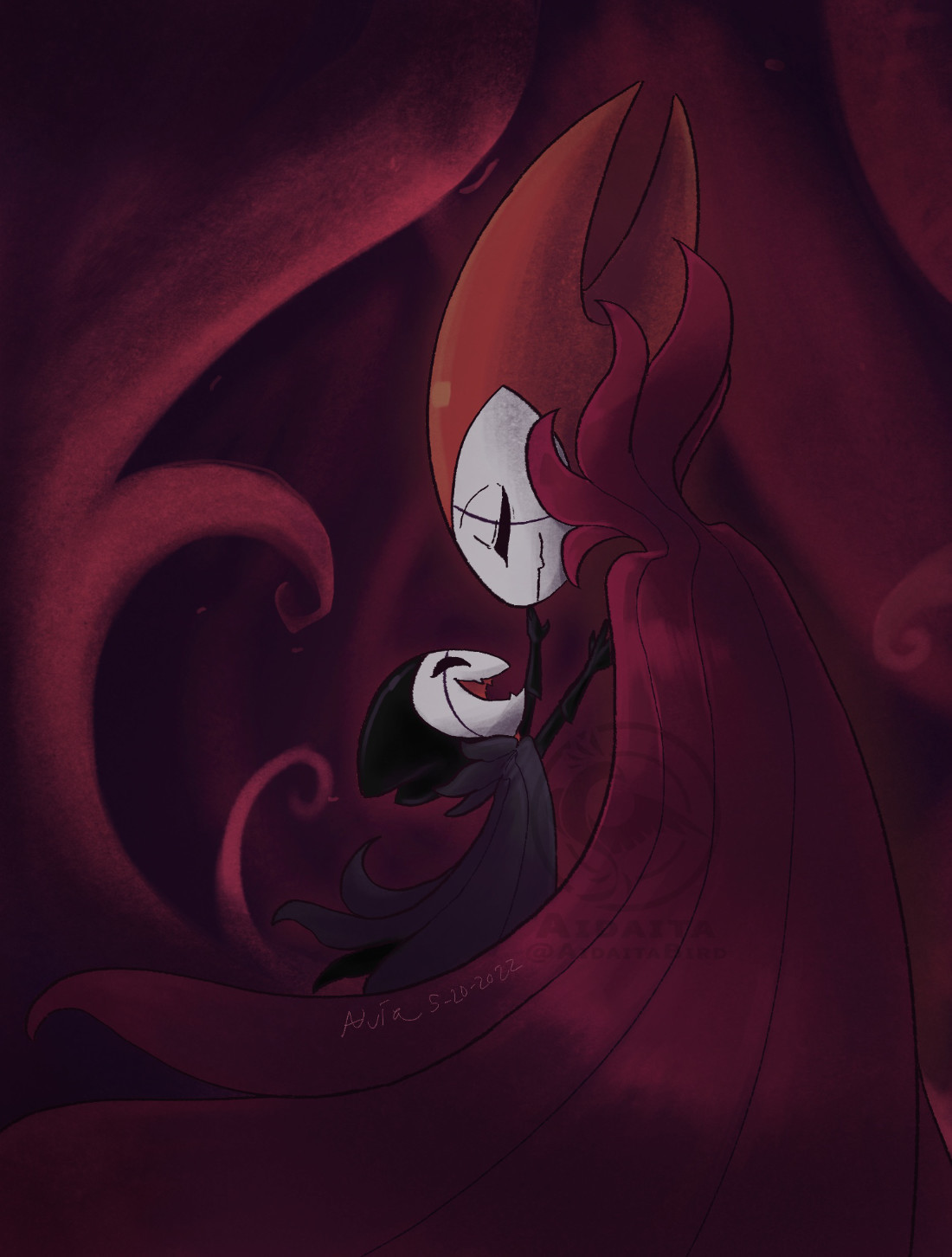 Nightmare King Grimm - Art by me! : r/HollowKnight