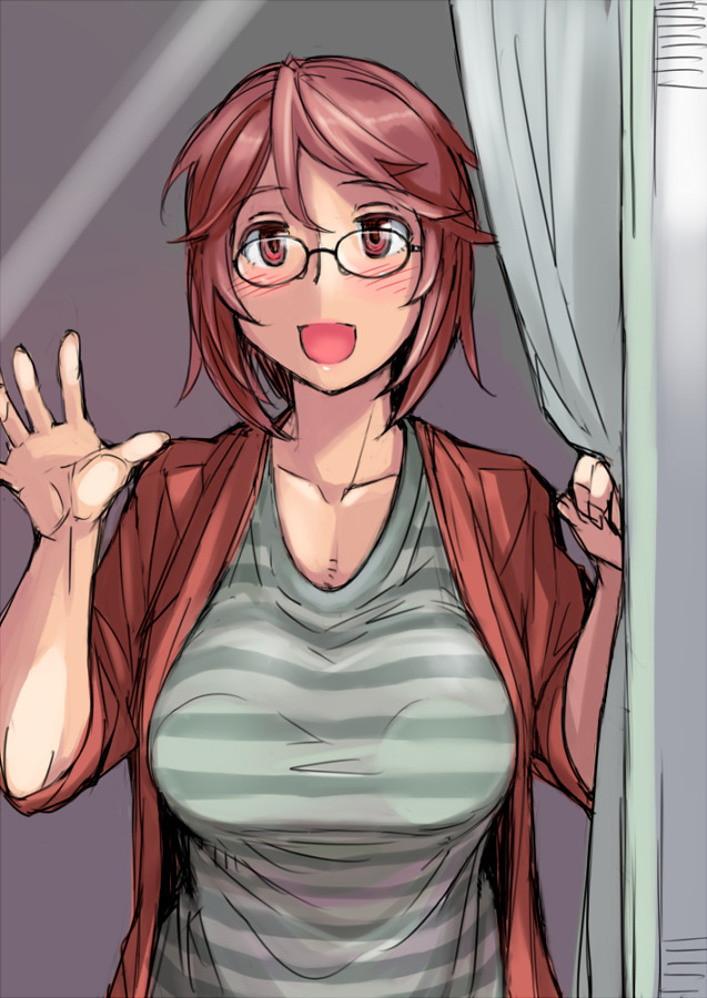 7at1stroke:  津田七節 ‏@togenanafushi   自宅の中だけめがねとか　そういう使い分けもいいとおもうのですが