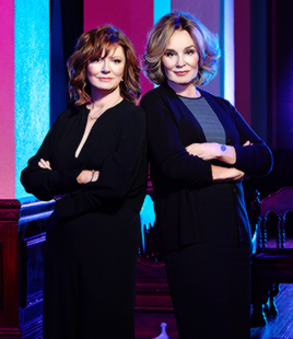 Jessica Lange and Susan Sarandon photographed by Corina Marie.