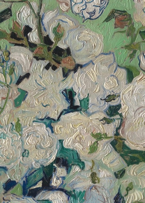 therepublicofletters:Details of flowers by Vincent van Gogh