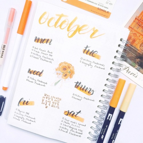 mart-studies: -saturday 14 octobermy first ever october weekly spread ^.^ i’m nearly caught up