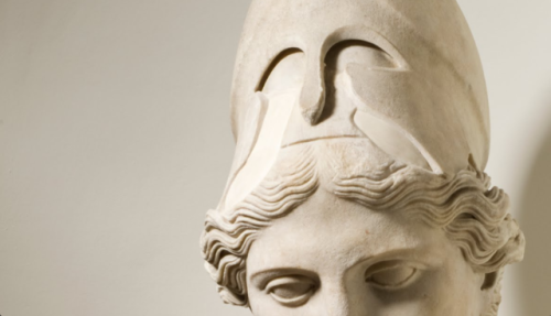 marmarinos:Detail of the Lansdowne Bust of Athena of Velletri, 2nd century CE. Marble.Roman copy aft