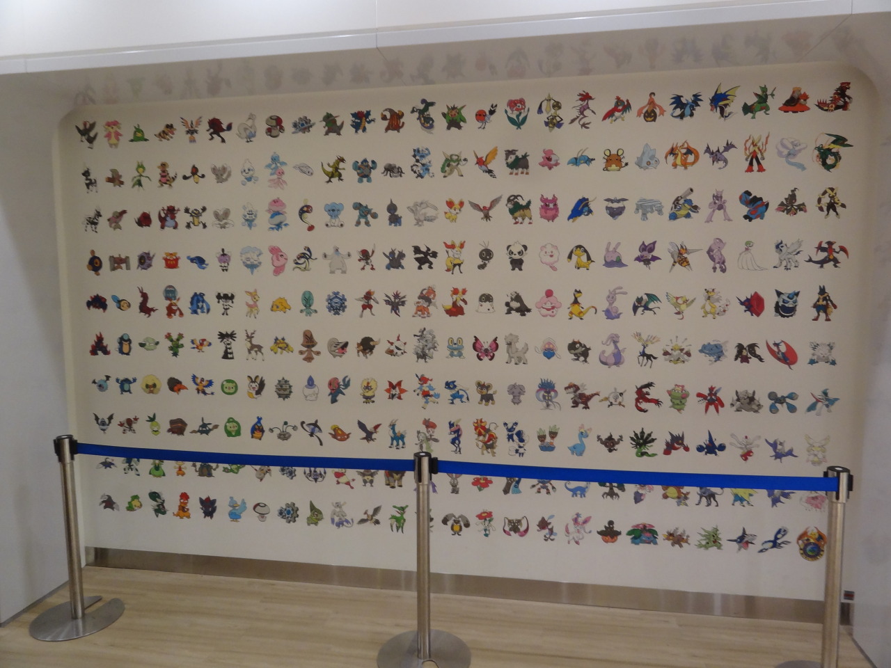 pokescans:  Mega Tokyo Pokémon Center wall art! Just a bit too big to scan, haha.